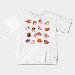 Zebra finch Kids T-Shirt